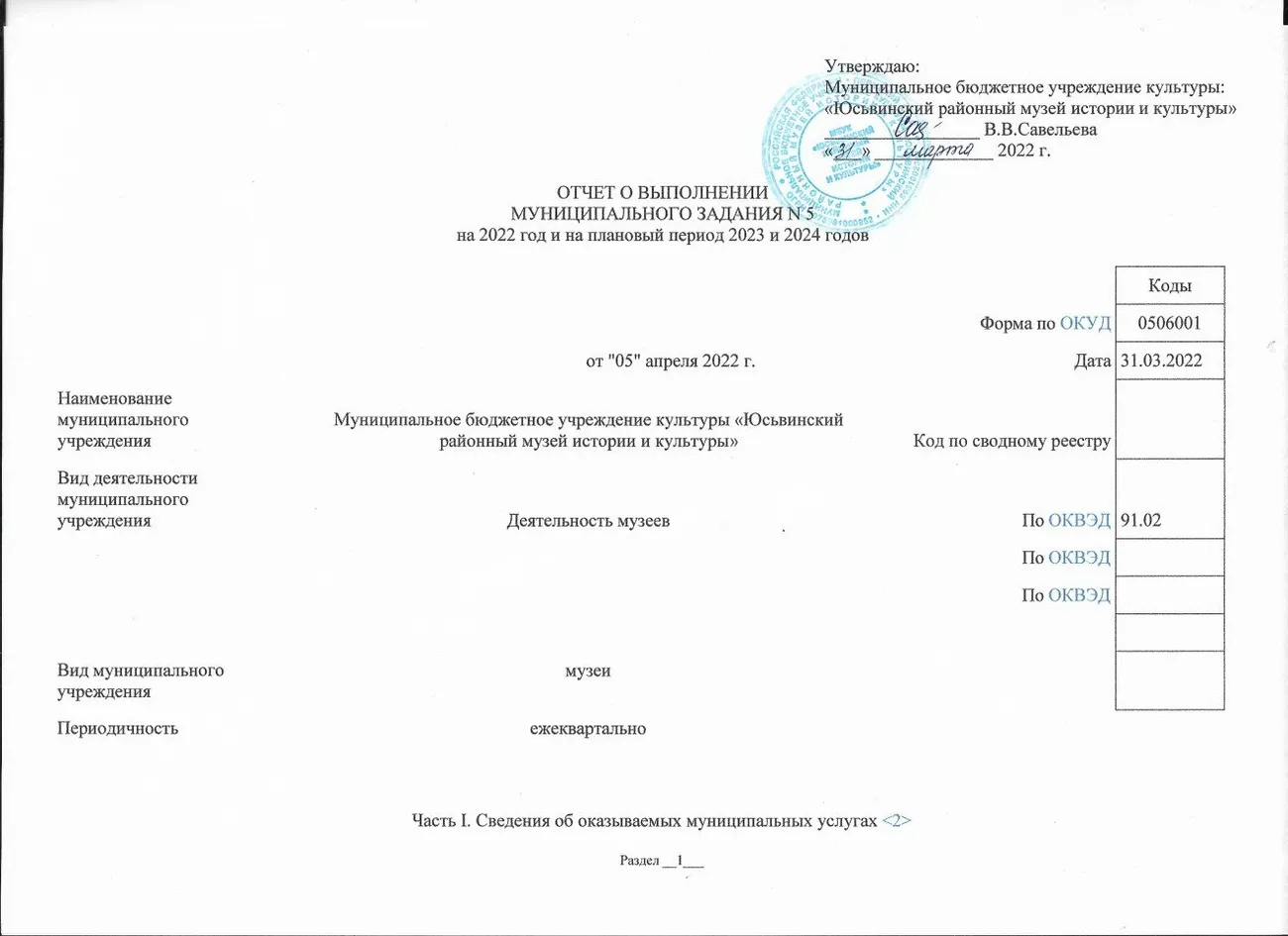 Отчет по МЗ 1 001